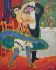 Varietà (Coppia di ballo inglese) da Ernst Ludwig Kirchner