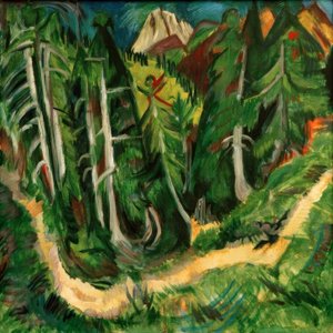 Gola del bosco Stafel da Ernst Ludwig Kirchner