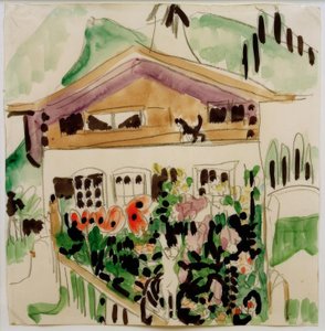 Casa di montagna da Ernst Ludwig Kirchner