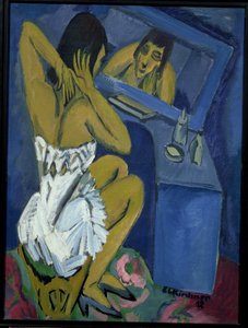 Donna davanti allo Specchio da Ernst Ludwig Kirchner
