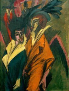 Due donne sulla strada da Ernst Ludwig Kirchner