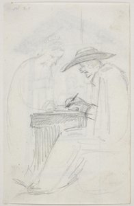 Studio per "Il corrispondente e la ragazza"