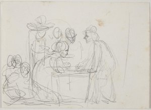Studio per "Il letterato e la ragazza" da Ernst Meyer