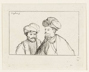 Ritratto di due uomini con turbante