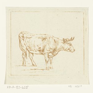 Toro in piedi, verso destra da Ernst Willem Jan Bagelaar