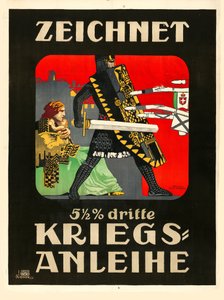 Sottoscrivi il terzo prestito di guerra!, 1915