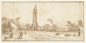 Veduta di Spaarnwoude da Esaias van de Velde