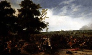 Fanteria che combatte la cavalleria, 1630