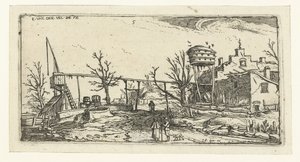 Paesaggio con una birreria Paesaggi (titolo della serie) da Esaias van de Velde