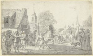 Mercato dei cavalli da Esaias van de Velde