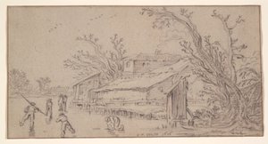 Paesaggio invernale da Esaias van de Velde