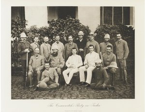 Lo zarevic Nicola Aleksandrovič di Russia in visita in India, 1891 da Esper Esperovich Ukhtomsky