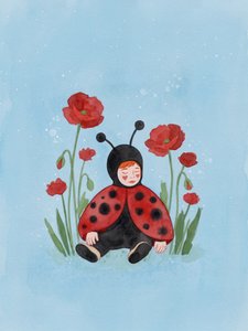 Coccinella addormentata - Bambino