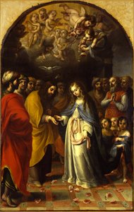 Il matrimonio della Vergine, c.1693 da Esteban Márquez de Velasco