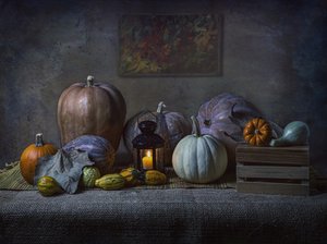 Zucche del raccolto autunnale da Esteban Rios
