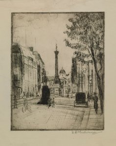 Vista su Trafalgar Square da Esther Blaikie MacKinnon