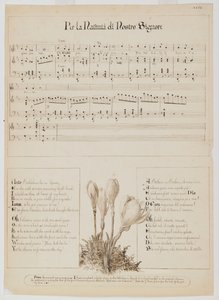 Per la Natività di Nostro Signore, spartito, c.1868-1882