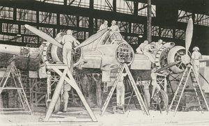 Costruzione di un caccia Beaufort da Ethel Gabain