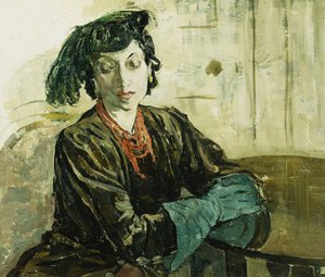 Piuma Verde e Guanti Verdi