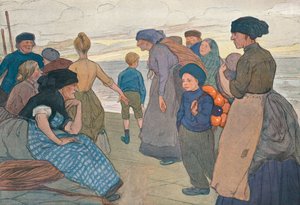 Pescatori dello Yorkshire da Ethel Kate Burgess