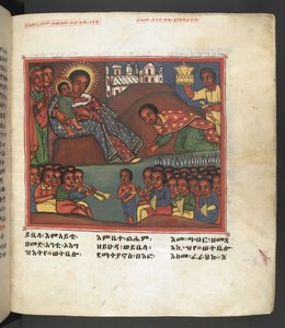 Or. 607 f022r, Scena dalla vita della Vergine Maria, da 