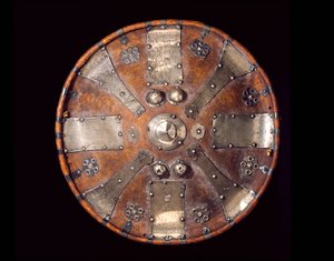 Scudo (pelle e argento)