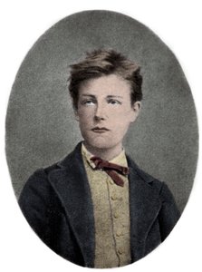 Arthur Rimbaud, poeta e avventuriero francese - Ritratto di Arthur Rimbaud a 17 anni. Fotografia di Carjat