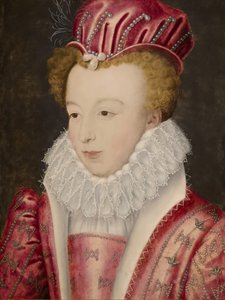 Ritratto di Margherita di Francia, regina di Navarra, dopo il 1572 (olio su tavola)