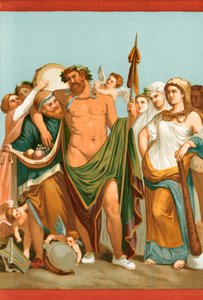 Ercole e Onfale, da un dipinto pompeiano