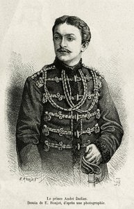 Principe Andre Dadian di Mingrelia (1850-1910), generale dell