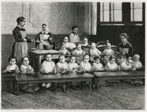 Il pasto dei bambini all