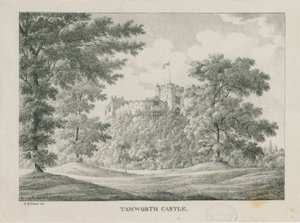 Castello di Tamworth da Etienne Bruno Hamel