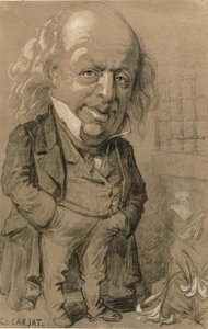 Ritratto caricaturale di Pierre-Jean de Beranger