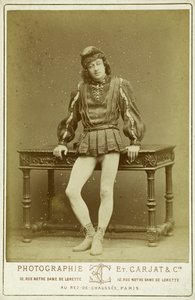 Charley nel ruolo di Jehan Frollo da Etienne Carjat