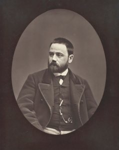 Émile Zola, romanziere, drammaturgo e giornalista francese, 1840-1902, c. 1876 da Etienne Carjat