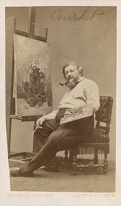 Gustave Courbet da Etienne Carjat