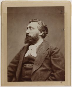 Léon Gambetta (1838-1882), avvocato e politico. da Etienne Carjat