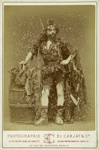 Mortimer nel ruolo del re dei ladri da Etienne Carjat