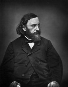 Pierre Dupont (1821-1870) poeta francese, foto di Carjat da Etienne Carjat