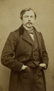 Ritratto di Edmond Huot de Goncourt da Etienne Carjat