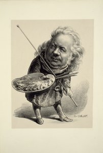 Ritratto di Honoré Daumier da Etienne Carjat