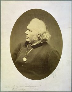 Ritratto di Honore Daumier (1808-79) 1861 da Etienne Carjat