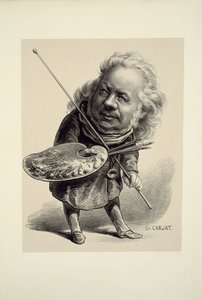 Ritratto di Honoré Daumier da Etienne Carjat