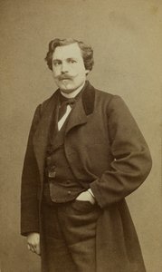 Ritratto di Jules Huot de Goncourt, 1830-1870 da Etienne Carjat