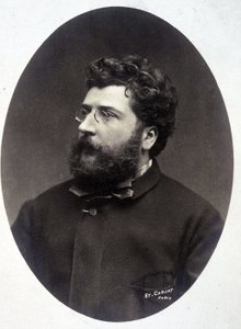 Ritratto del compositore Georges Bizet da Etienne Carjat