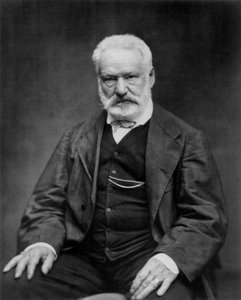 Victor Hugo poeta e romanziere francese qui nel 1876 da Etienne Carjat