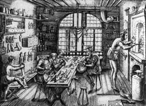 Laboratorio di un orefice