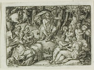 Apollo e le Muse da Etienne Delaune