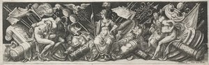Combattimenti e trionfi, probabilmente anni 1560 da Etienne Delaune