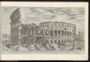 Colosseo a Roma da Etienne Duperac